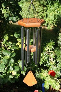 Carillon &#233;olien Nature&#39;s Melody argent&#233;, 60 cm