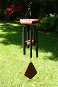 Carillon éolien Nature's Melody noir, 46 cm