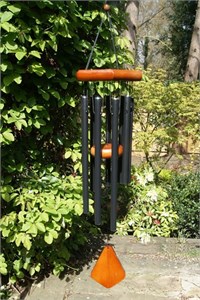 Carillon &#233;olien Adante, 71 cm noire satin&#233;