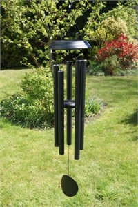 Carillon éolien Concerto, 102 cm, noir satiné