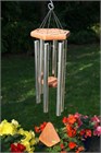 Carillon &#233;olien Nature&#39;s Melody argent&#233;, 71 cm