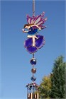 Carillon &#233;olien avec f&#233;e et une pens&#233;e violette