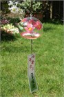 Furin avec des fleurs roses