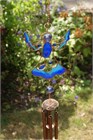 Carillon &#233;olien avec ange bleue