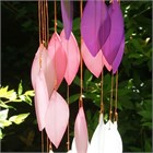 Spirale de feuilles, fleur de cerisier