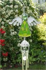 Carillon &#233;olien avec ange verte