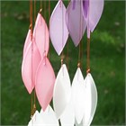 Spirale de feuilles, fleur de cerisier
