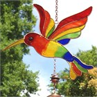 Carillon &#233;olien avec colibri arc-en-ciel