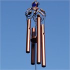 Carillon &#233;olien avec f&#233;e et une pens&#233;e violette
