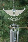 Carillon &#233;olien avec ange d&#39;argent