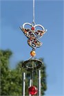 Carillon &#233;olien avec ange rouge