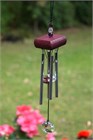Petit carillon &#233;olien avec cristaux violets