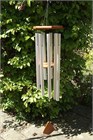 Carillon &#233;olien Adante, 127 cm, chrome satin&#233;